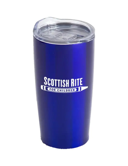 Society Blue 20 oz Insulated Tumbler w/Scottish Rite for Children Logo
