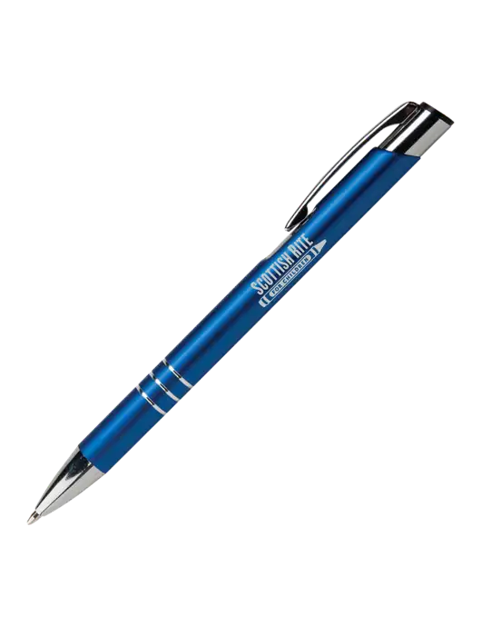 Laurent Blue Pen - Black Ink w/Scottish Rite for Children Logo