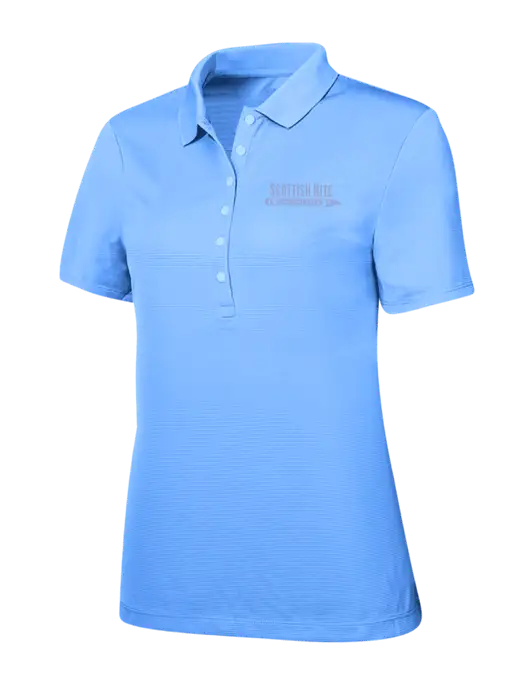 Callaway Womens Ottoman Light Blue Polo w/Scottish Rite for Children Logo