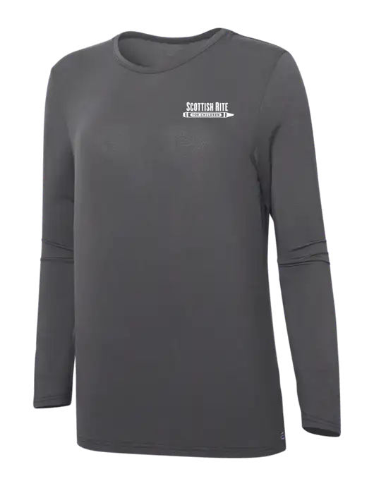 Wink Pewter Womens Long Sleeve Layer Tee w/Scottish Rite for Children Logo