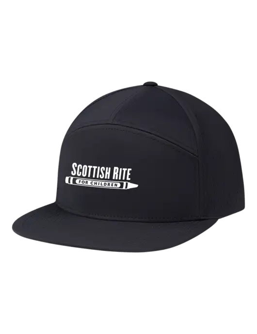 Richardson Black Cannon Cap w/Scottish Rite for Children Logo