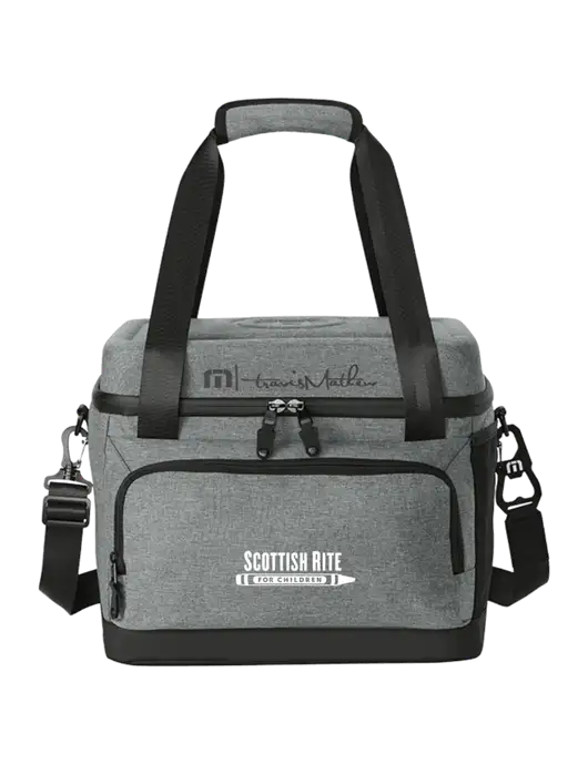 TravisMathew Medium Grey Heather Cruise 24-Can Cooler w/Scottish Rite for Children Logo