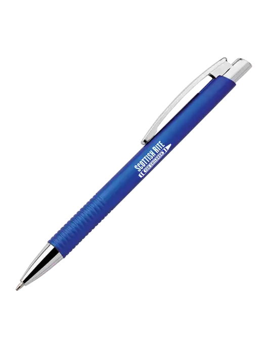 Malay Royal Ballpoint Pen - Blue Ink w/Scottish Rite for Children Logo
