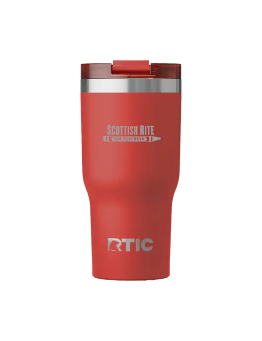 RTIC Essential 20 oz Red Tumbler w/Scottish Rite for Children Logo