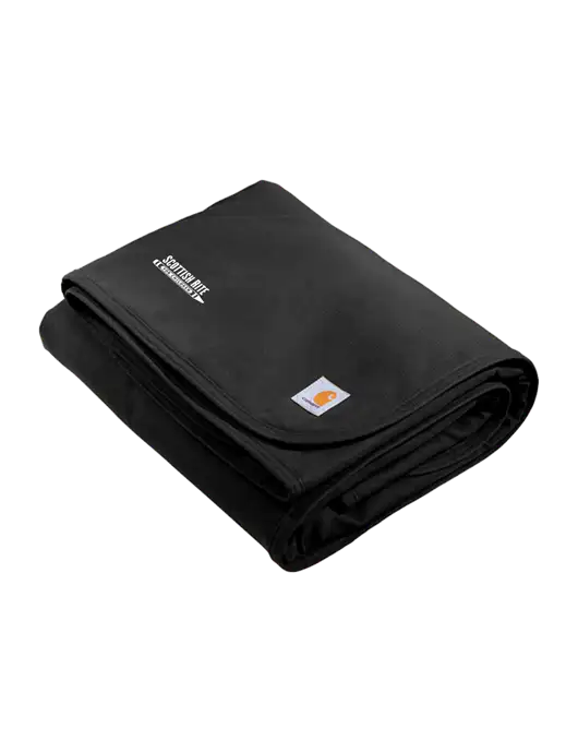 Carhartt Black Firm Duck Sherpa-Lined Blanket w/Scottish Rite for Children Logo