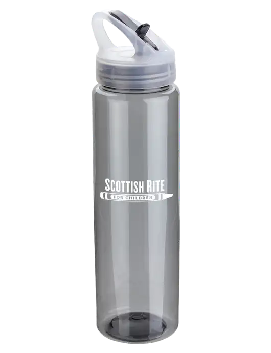Buddy Smoke 32 oz PET Bottle with Flip Lid w/Scottish Rite for Children Logo
