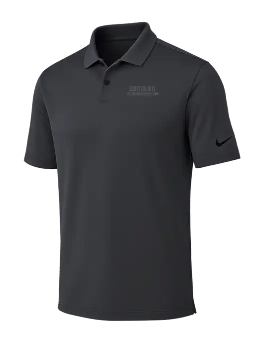 Nike Dark Grey Dri-FIT Vapor Polo w/Scottish Rite for Children Logo