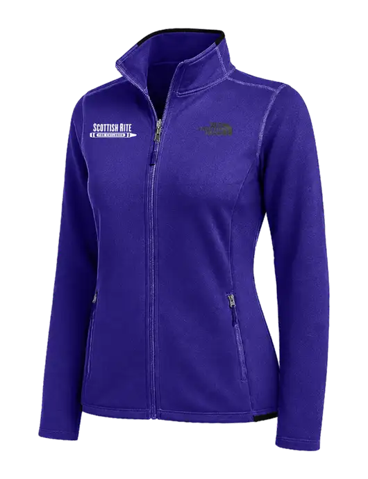 The North Face Womens Dark Royal Skyline Full-Zip Fleece Jacket w/Scottish Rite for Children Logo