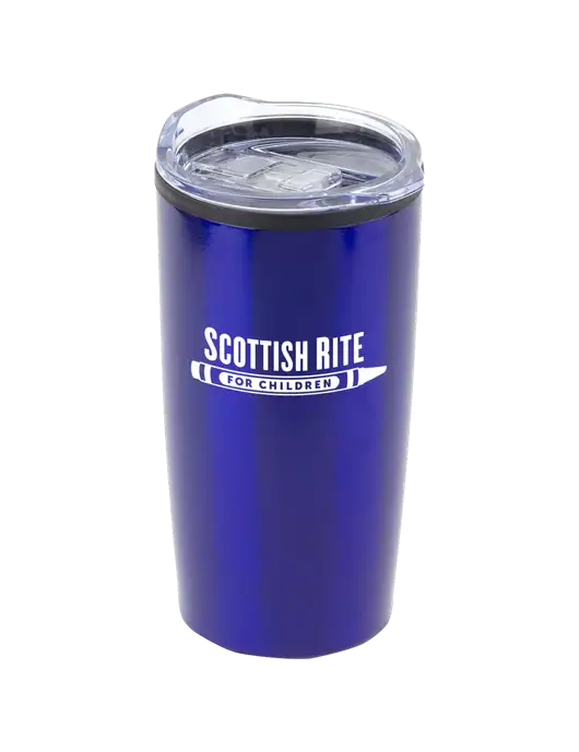Olympus Blue 20 oz Tumbler w/Scottish Rite for Children Logo