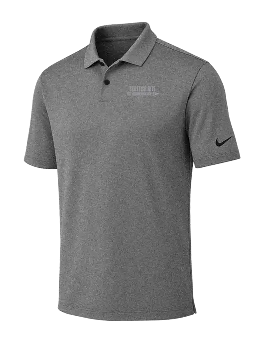 Nike Dark Grey Heather Dri-FIT Vapor Polo w/Scottish Rite for Children Logo