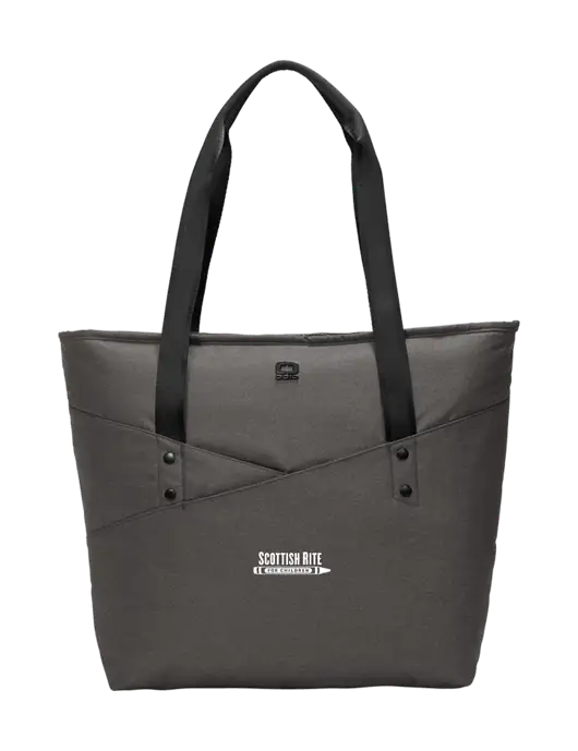 OGIO Tarmac Heather Downtown Tote 
 w/Scottish Rite for Children Logo