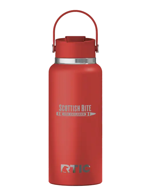 RTIC Outback 32 oz Red Bottle w/Scottish Rite for Children Logo