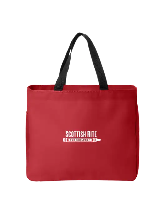 Essential Red Tote w/Scottish Rite for Children Logo