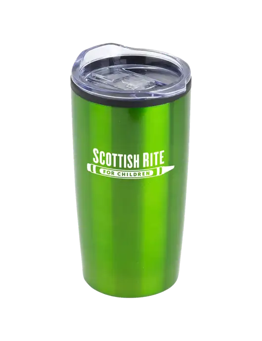 Olympus Green 20 oz Tumbler w/Scottish Rite for Children Logo