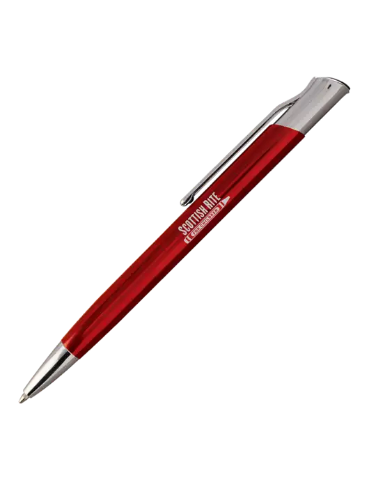 San Malo Red Pen - Black Ink w/Scottish Rite for Children Logo