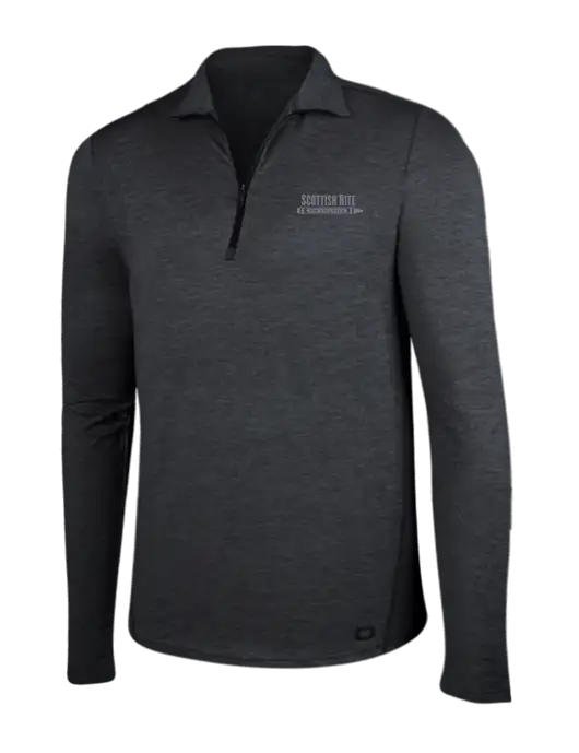 OGIO Blacktop Heather Endurance Force 1/4 Zip w/Scottish Rite for Children Logo