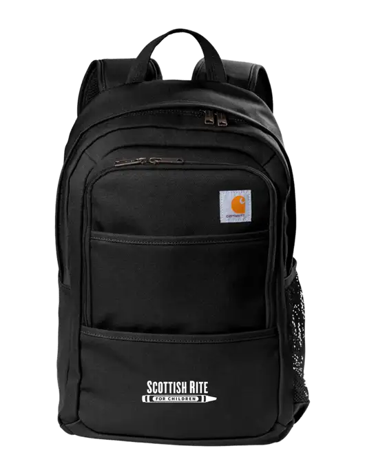 Carhartt Black Foundry Series Backpack w/Scottish Rite for Children Logo