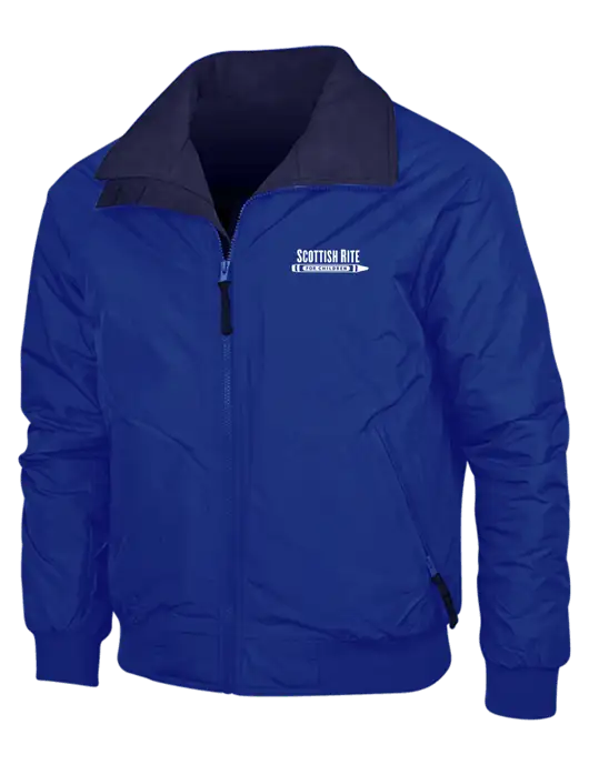Dark Royal/Navy Classic Challenger Jacket w/Scottish Rite for Children Logo