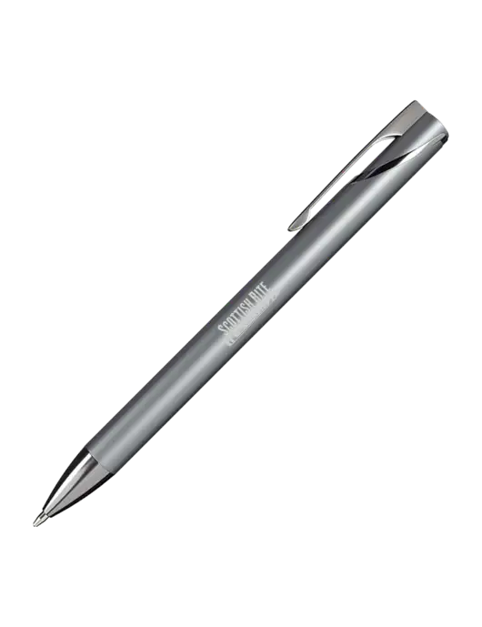 Dark Grey HyperNova Ballpoint Pen - Black Ink w/Scottish Rite for Children Logo