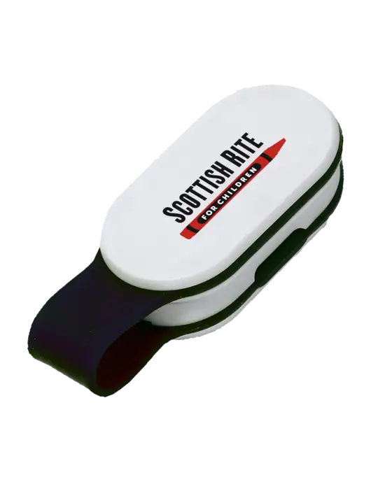 Magna Clip Black Personal Safety Light w/Scottish Rite for Children Logo