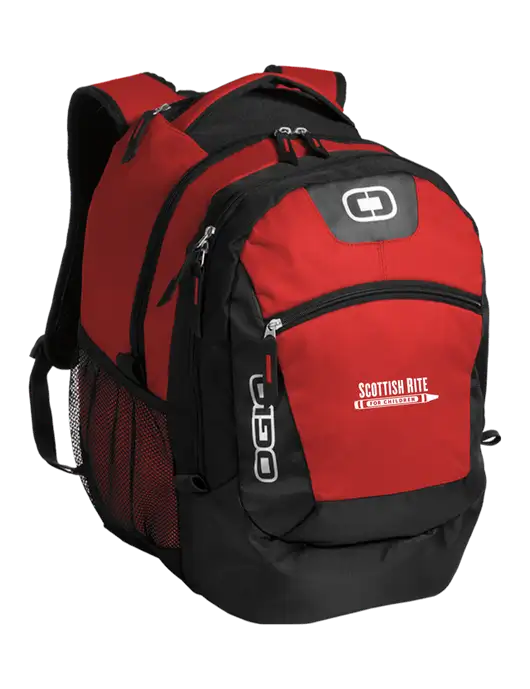 OGIO Red Rogue Pack
 w/Scottish Rite for Children Logo