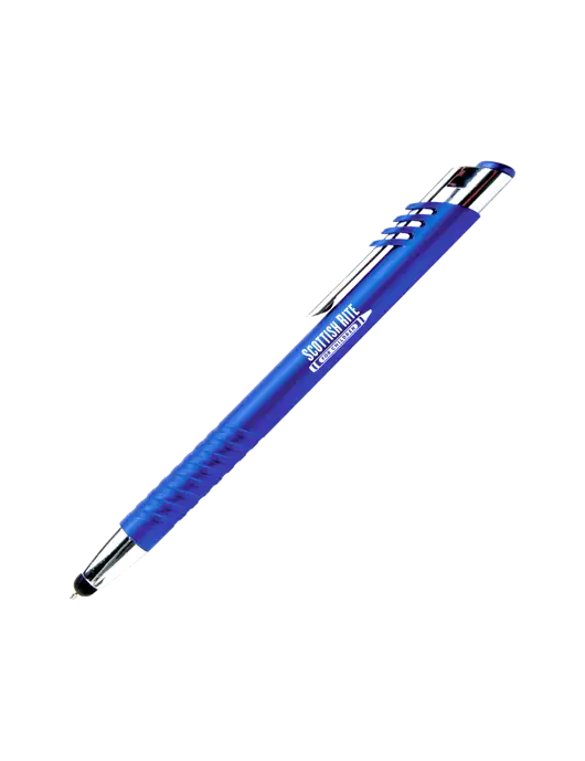 Schirhart Blue Stylus Pen - Blue Ink w/Scottish Rite for Children Logo