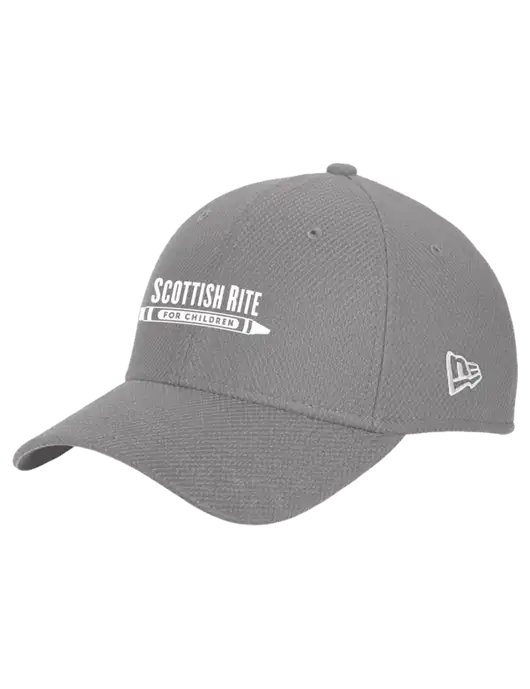 New Era Diamond Era Medium Grey Stretch Cap w/Scottish Rite for Children Logo
