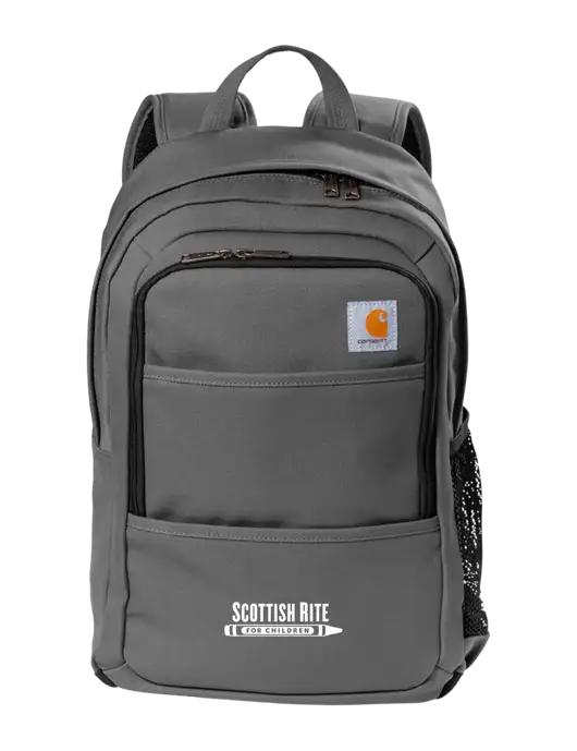 Carhartt Medium Grey Foundry Series Backpack w/Scottish Rite for Children Logo