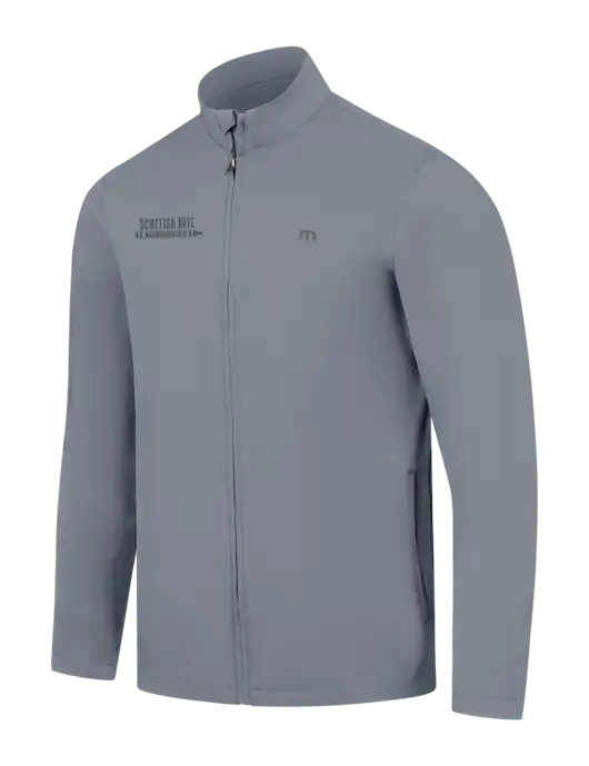 TravisMathew Light Medium Grey Surfside Full-Zip Jacket w/Scottish Rite for Children Logo