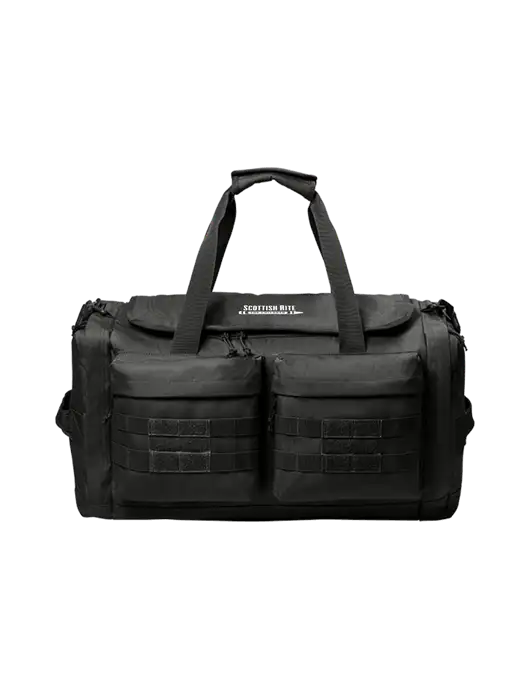 CornerStone Black Tactical Duffel w/Scottish Rite for Children Logo