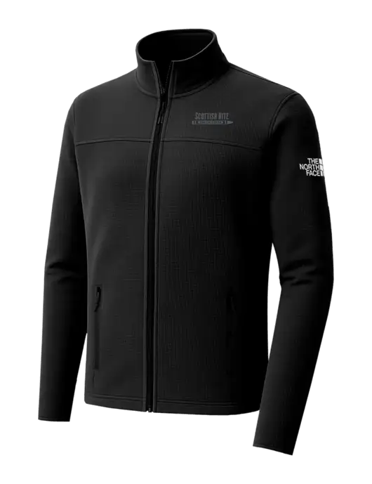 The North Face Aim Full-Zip Black Fleece Jacket w/Scottish Rite for Children Logo