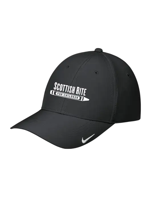 Nike Black Dri-FIT Legacy Cap w/Scottish Rite for Children Logo