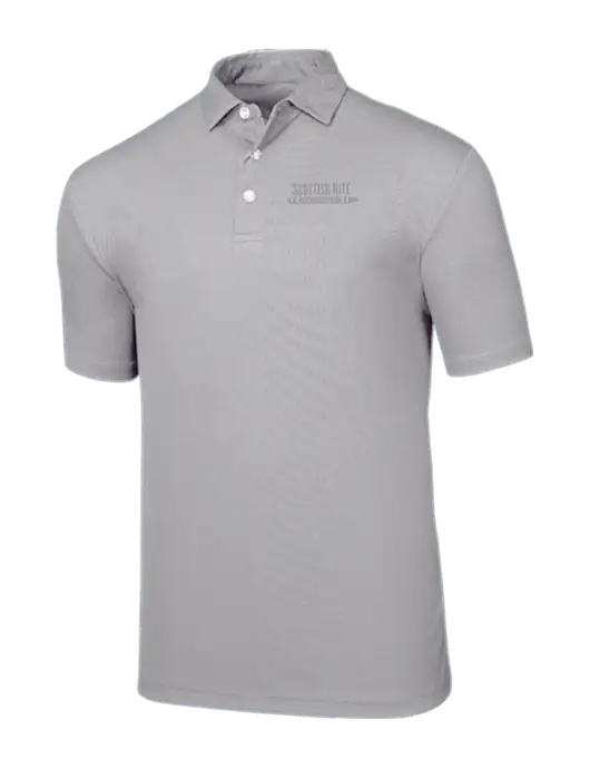 Callaway Birdseye Light Grey Polo w/Scottish Rite for Children Logo