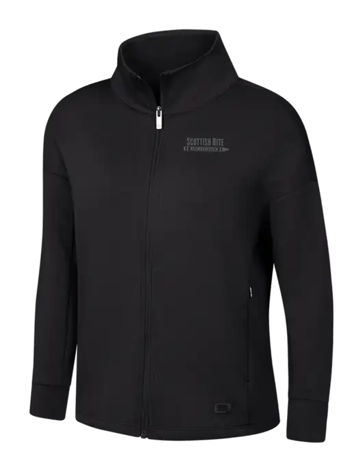 OGIO Womens Black Transcend Full-Zip w/Scottish Rite for Children Logo