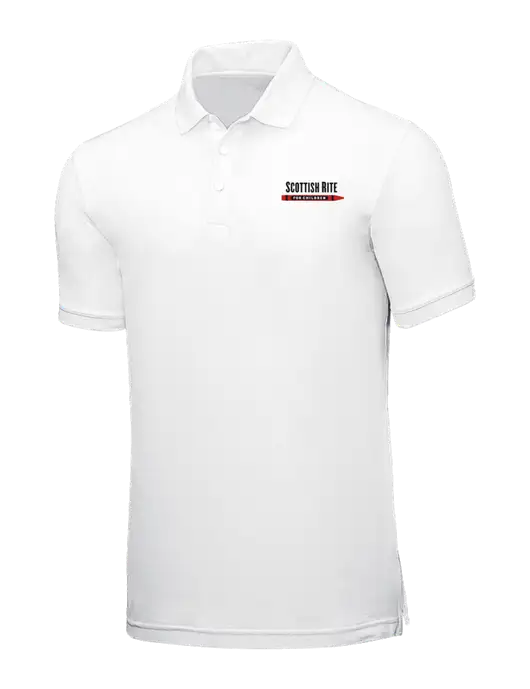 White Core Classic Pique w/Scottish Rite for Children Logo