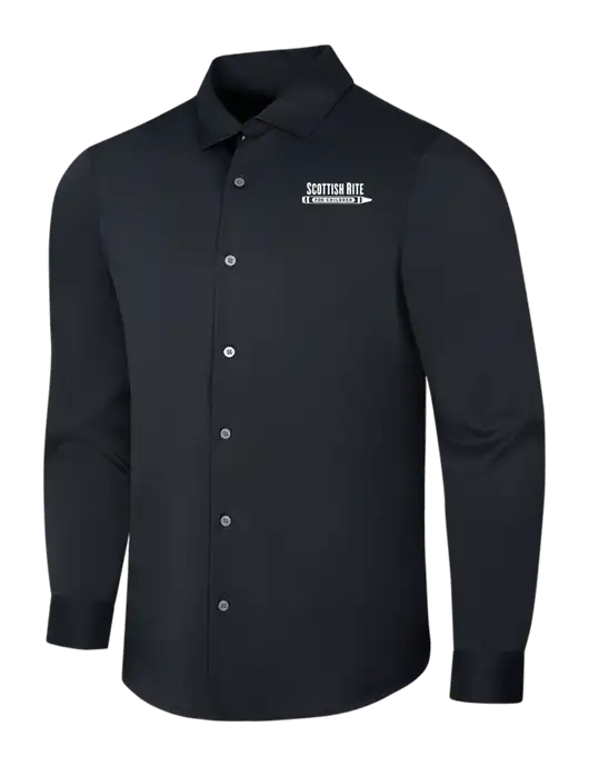 Black City Stretch Shirt w/Scottish Rite for Children Logo