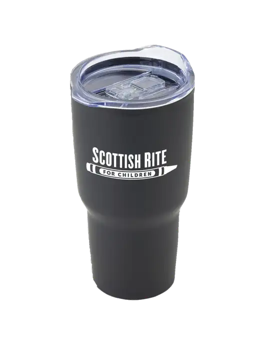Odyssey Black 30 oz Travel Tumbler w/Scottish Rite for Children Logo