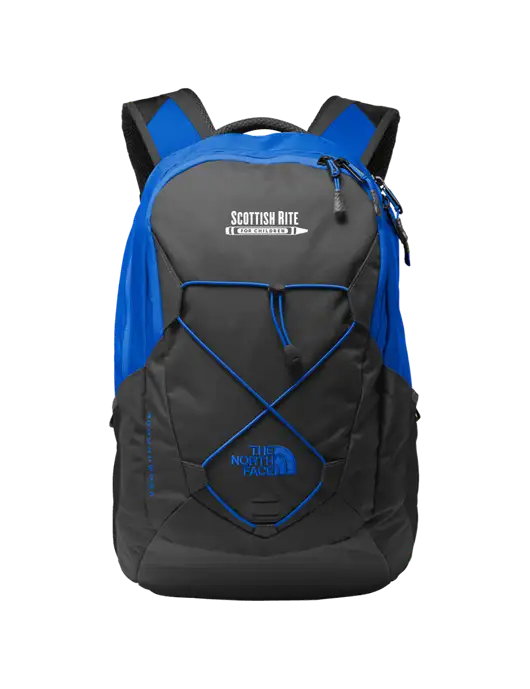 The North Face Charcoal Grey/Royal Groundwork Backpack w/Scottish Rite for Children Logo