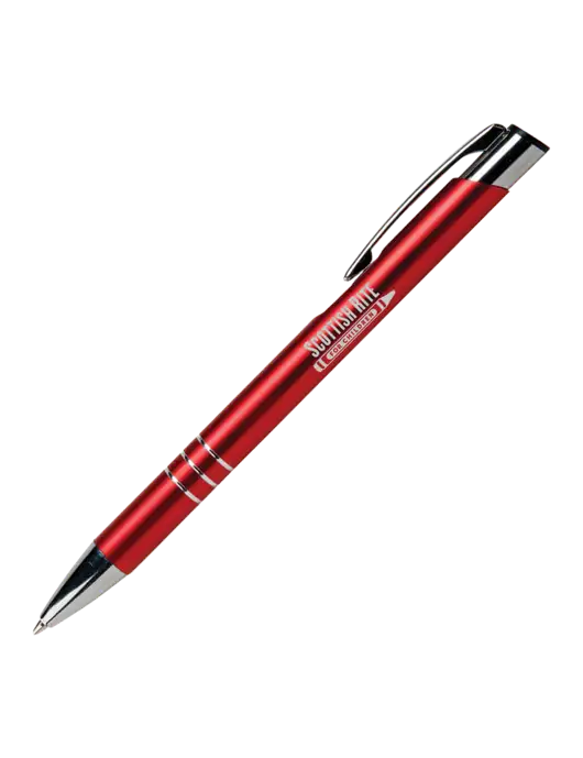 Laurent Red Pen - Black Ink w/Scottish Rite for Children Logo