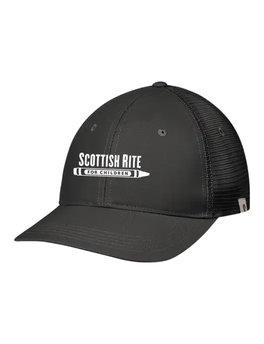 Carhartt Black Trucker Rugged Pro Series Cap w/Scottish Rite for Children Logo