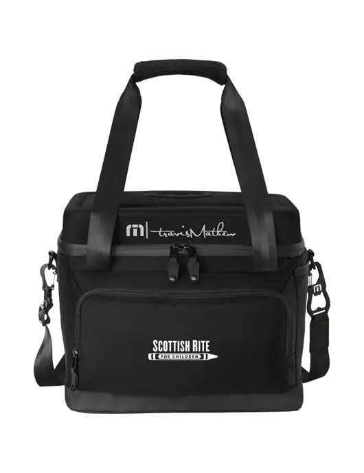 TravisMathew Black Cruise 24-Can Cooler w/Scottish Rite for Children Logo