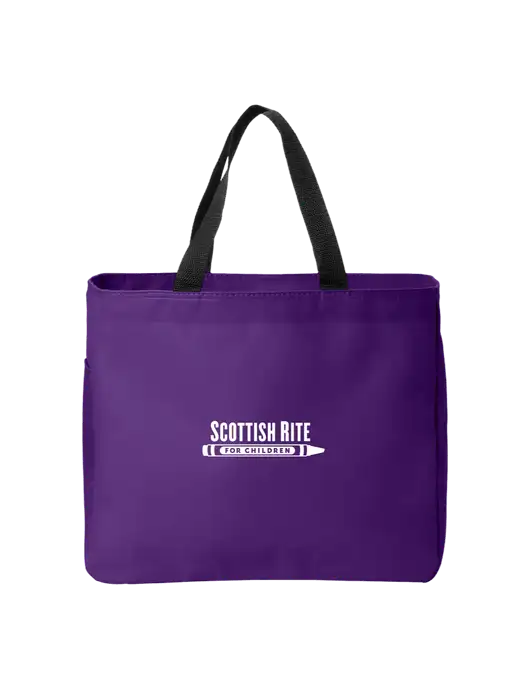 Essential Purple Tote w/Scottish Rite for Children Logo