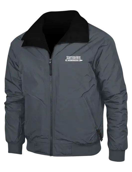 Dark Grey/Black Classic Challenger Jacket w/Scottish Rite for Children Logo