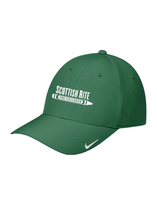 Nike Dark Green Dri-FIT Legacy Cap w/Scottish Rite for Children Logo
