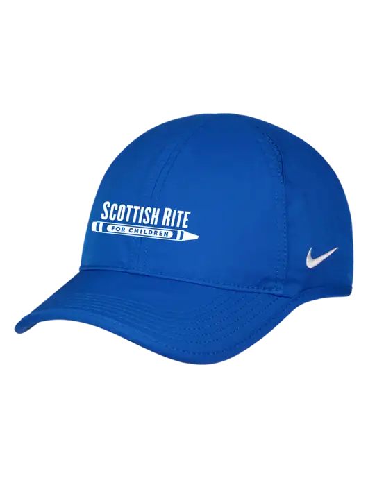 Nike Royal Featherlight Cap w/Scottish Rite for Children Logo