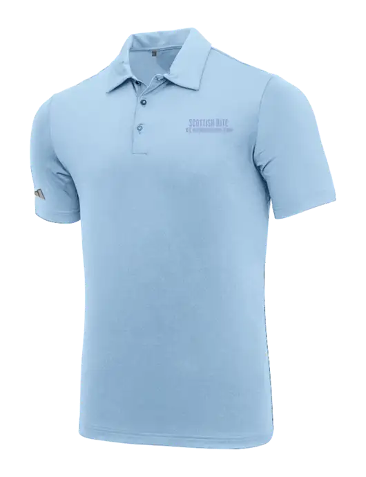 Adidas Carolina Blue Ultimate Solid Polo w/Scottish Rite for Children Logo