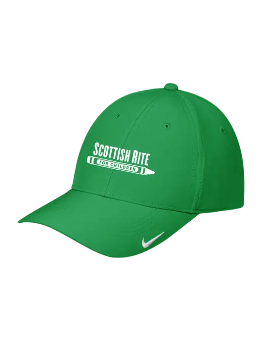 Nike Kelly Green Dri-FIT Legacy Cap w/Scottish Rite for Children Logo
