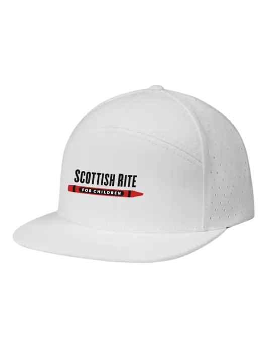 Richardson White Cannon Cap w/Scottish Rite for Children Logo