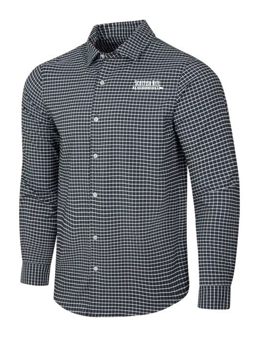 Dark Grey/White City Stretch Shirt w/Scottish Rite for Children Logo