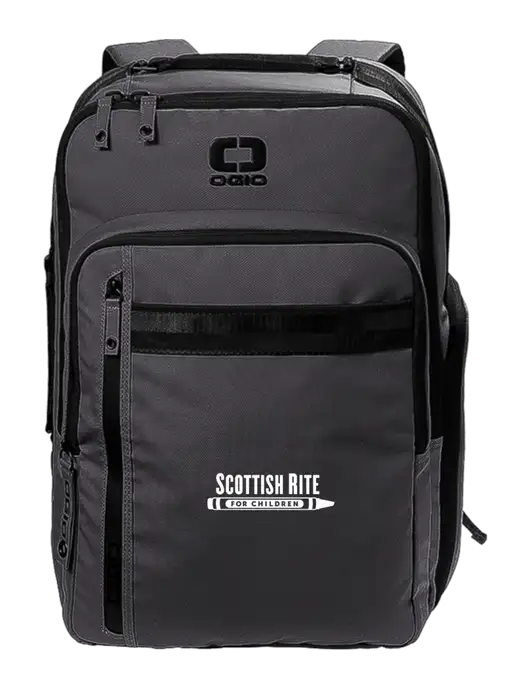 OGIO Commuter XL Dark Grey Backpack w/Scottish Rite for Children Logo